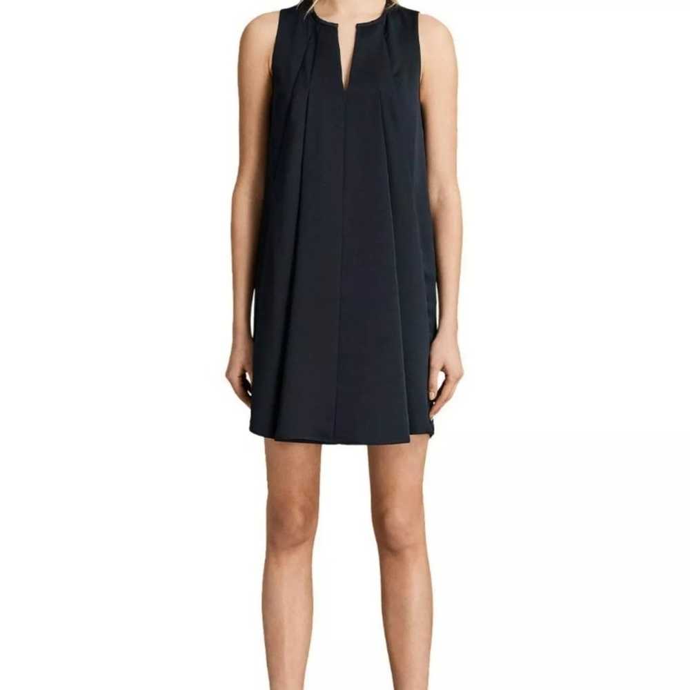 AllSaints Bea Sleeveless Black Cotton Dress - image 2