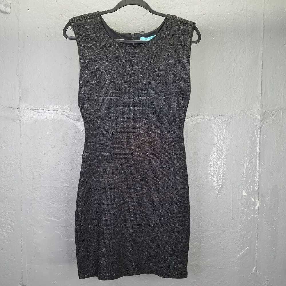 ALICE + OLIVIA Gyllen Dress Womens Medium Black M… - image 4