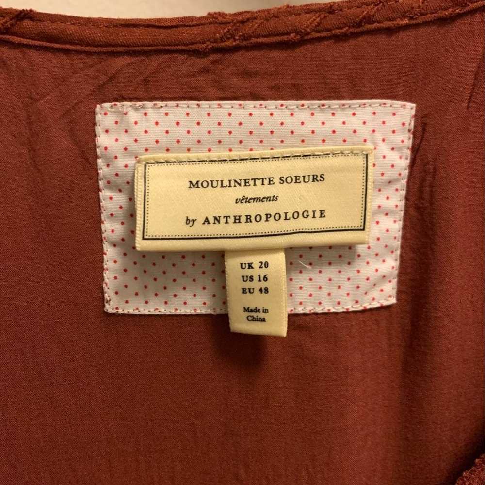 Anthropologie Moulinette Soeurs Guinevere Rust Lo… - image 5