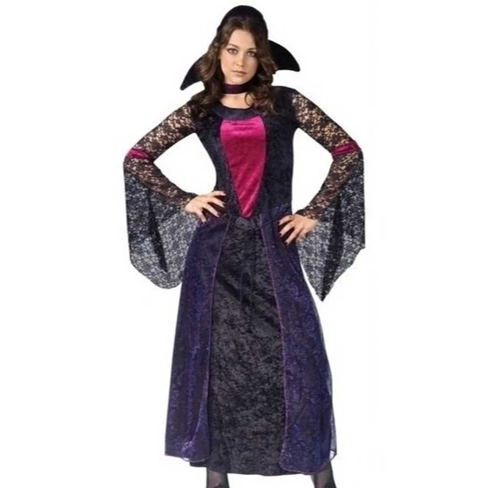 Women's Plus Size Vampiress Lace Velvet Costume R… - image 2