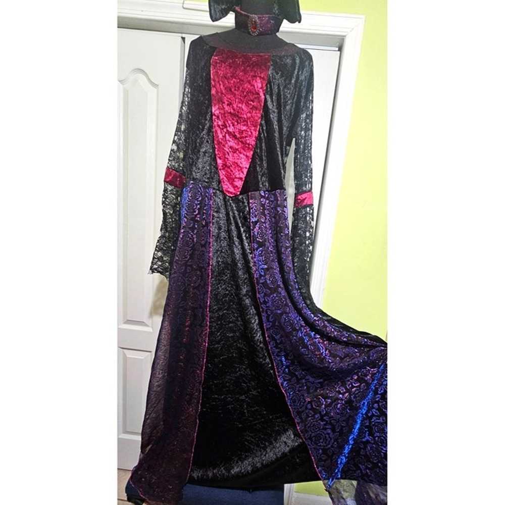 Women's Plus Size Vampiress Lace Velvet Costume R… - image 3