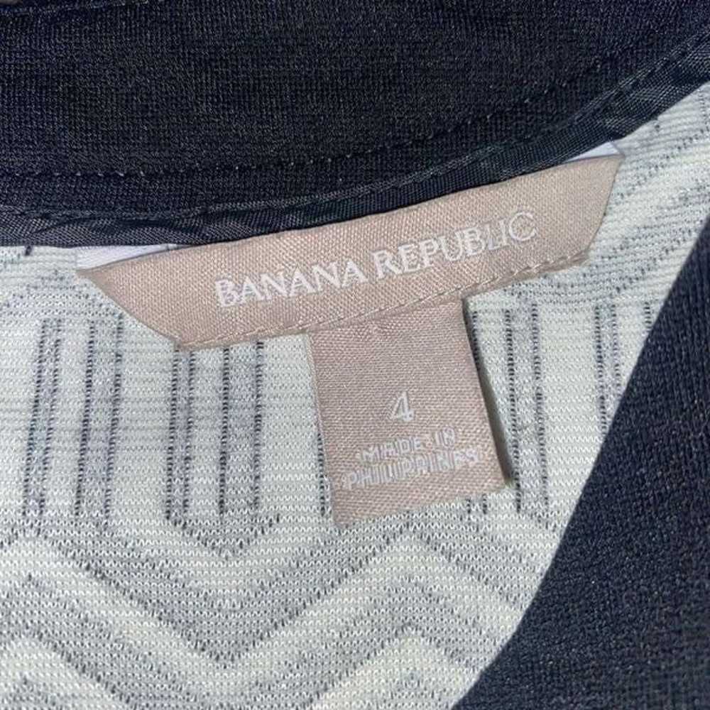 Banana Republic Black and White Mod Sheath Size 4 - image 12