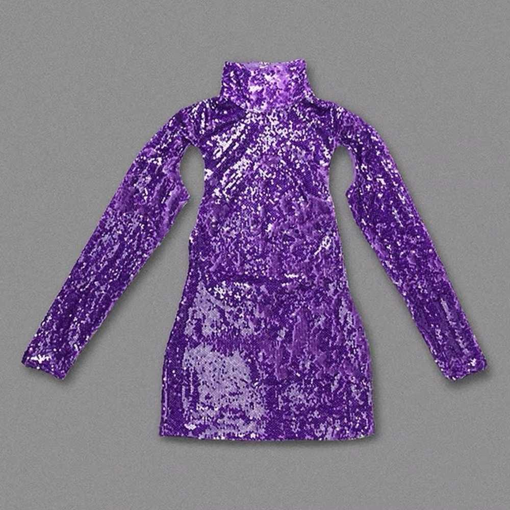 1 DAY SALE ONLY* Purple Cutout Sequin Dress - image 10