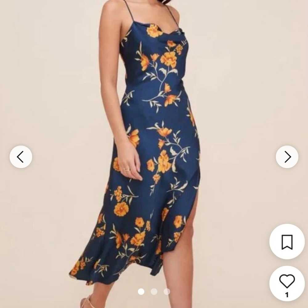 Astr the label floral cocktail dress - image 1