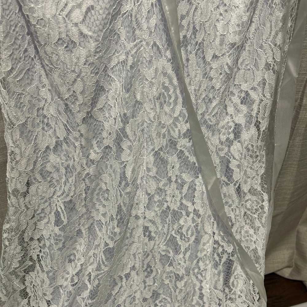 NWOT strapless lace bridal gown - image 6