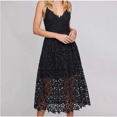 ASTR the Label Lace A Line Midi Dress S