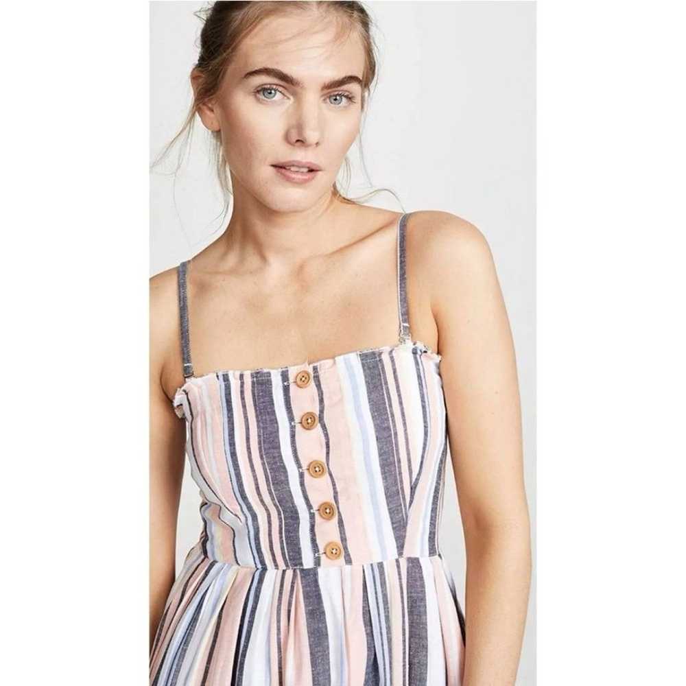 Free People Lilah Striped Cotton Button Front Ple… - image 3