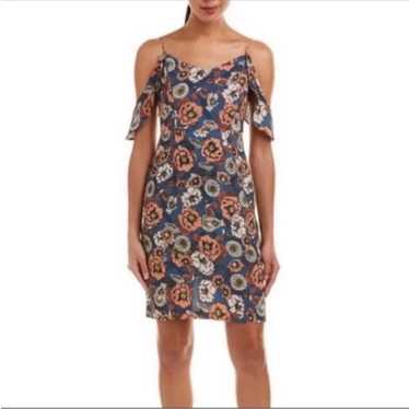 ASTR Floral Cold Shoulder Mini Dress Size Small