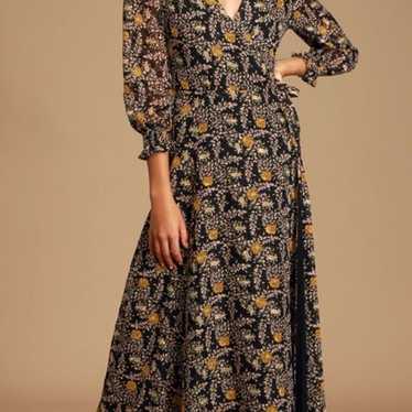 Lulus meet me there floral maxi dress