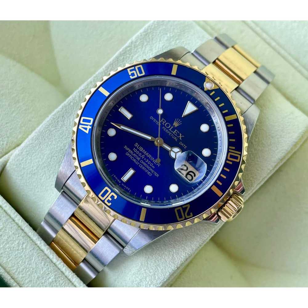 Rolex Submariner gold watch - image 2