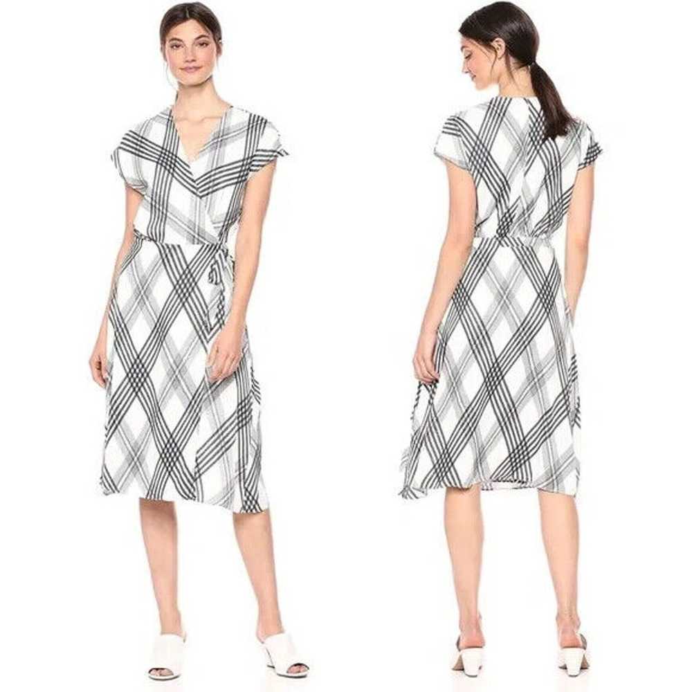 Joie Size Medium Bethwyn B Midi True Wrap Dress W… - image 1