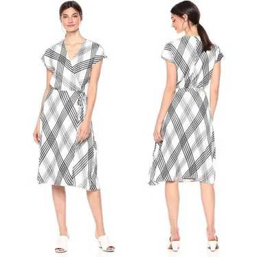 Joie Size Medium Bethwyn B Midi True Wrap Dress W… - image 1