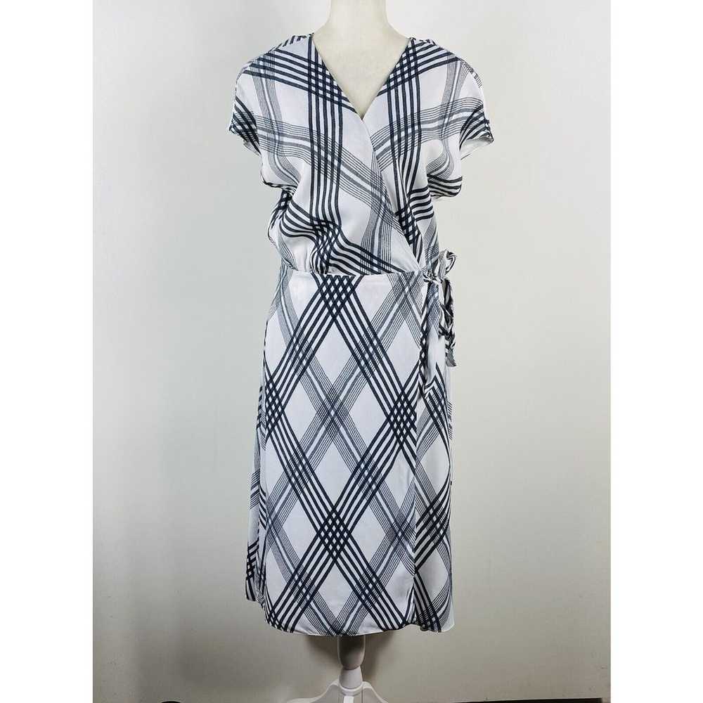 Joie Size Medium Bethwyn B Midi True Wrap Dress W… - image 2