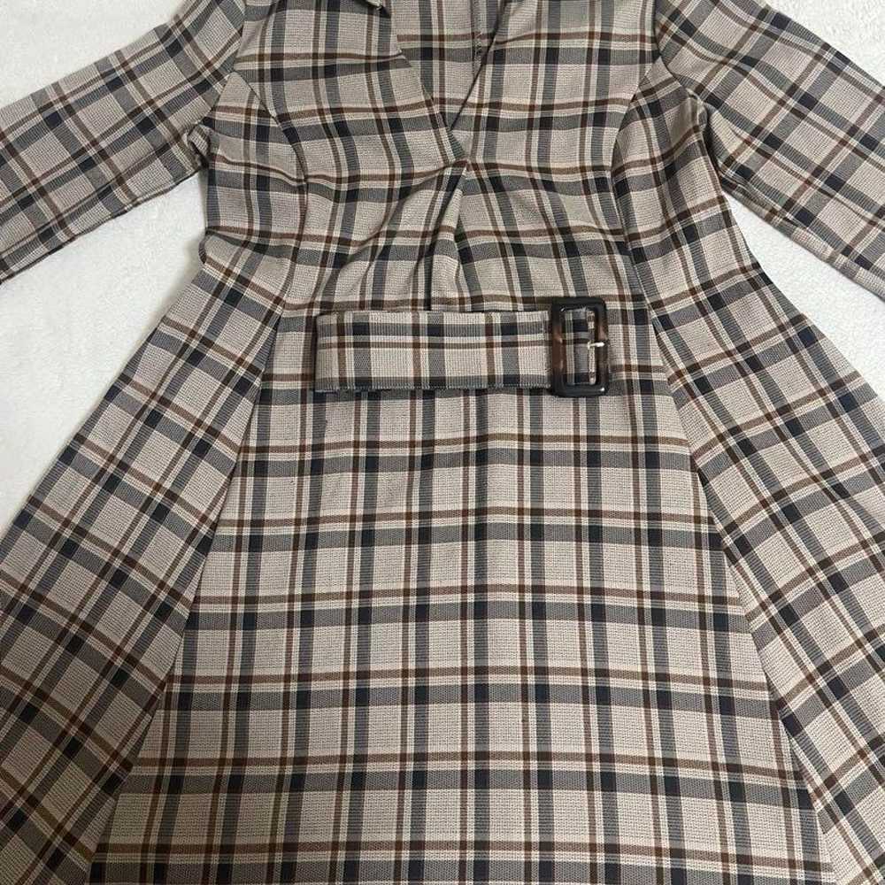 CECIL McBEE Checkered Hem Shirt Dress - image 5