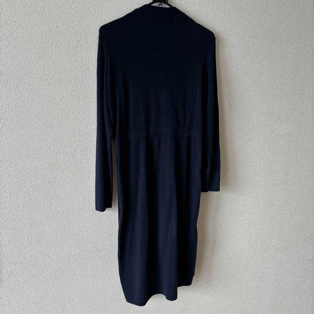 BEAMS LIGHTS Navy Knit One-Piece Dress, Excellent… - image 3