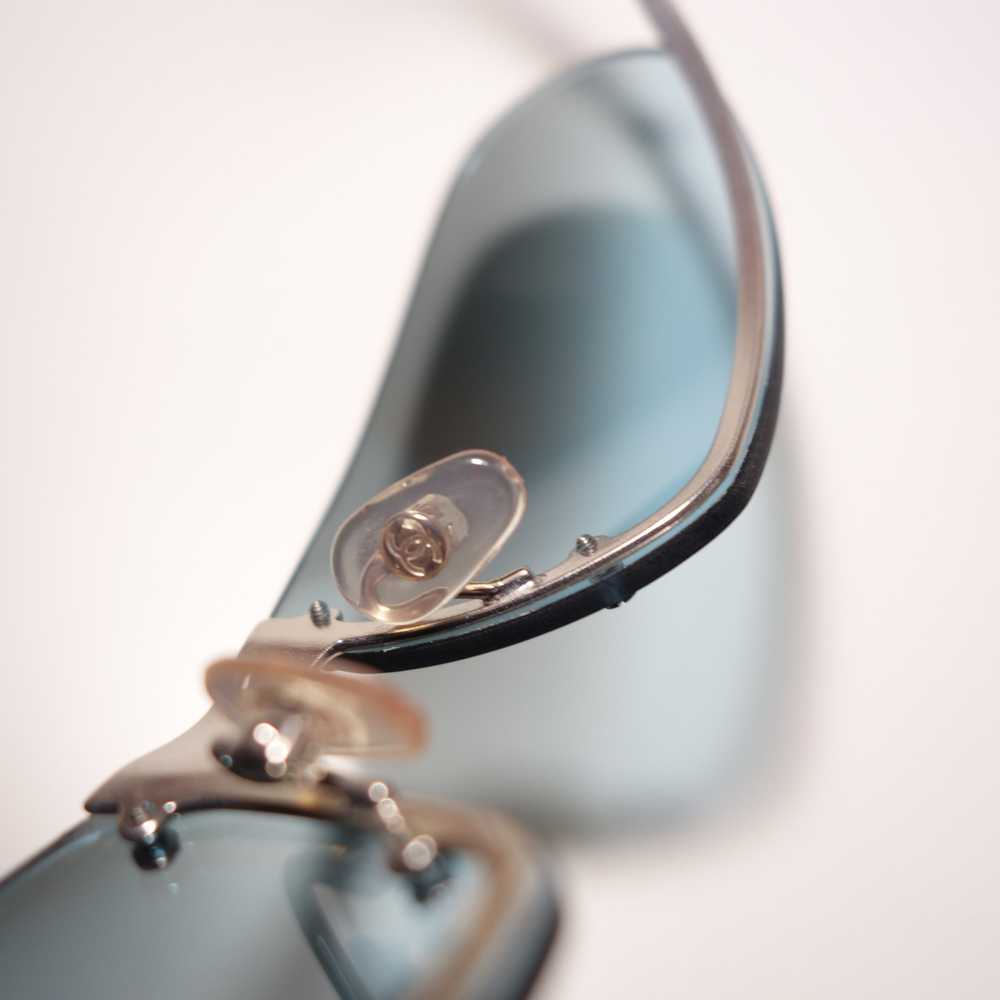 Chanel - Vintage Chanel blue gradient rimless len… - image 10