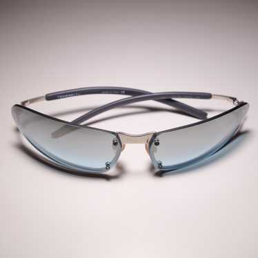 Chanel - Vintage Chanel blue gradient rimless len… - image 1