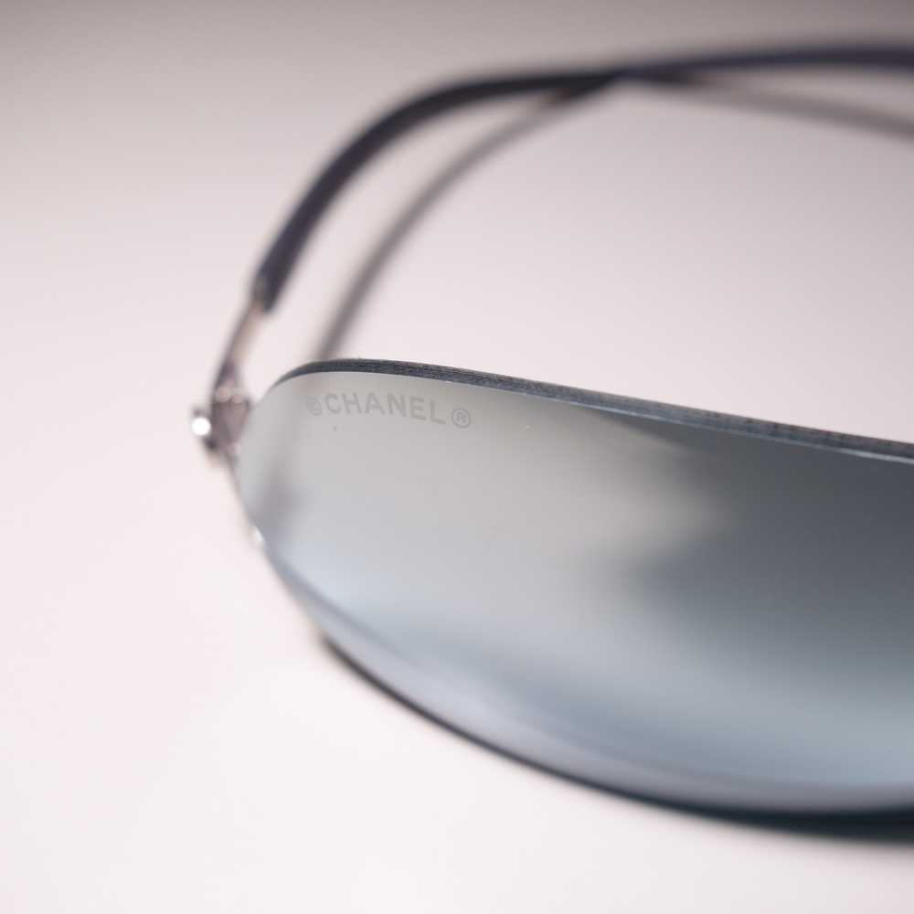 Chanel - Vintage Chanel blue gradient rimless len… - image 4