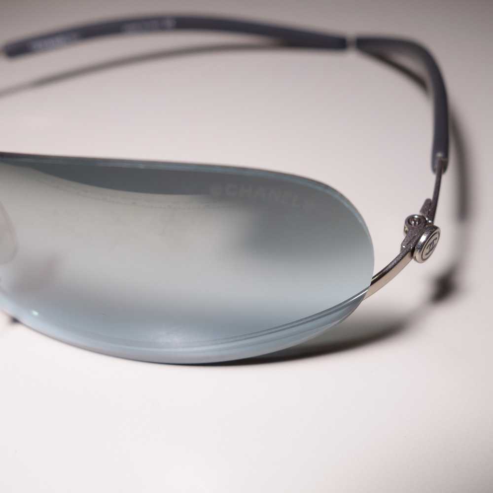 Chanel - Vintage Chanel blue gradient rimless len… - image 5