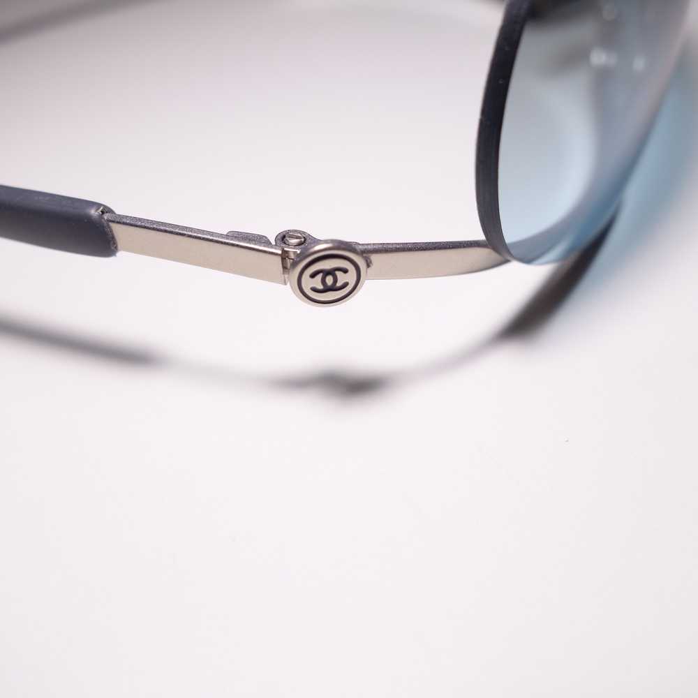 Chanel - Vintage Chanel blue gradient rimless len… - image 8