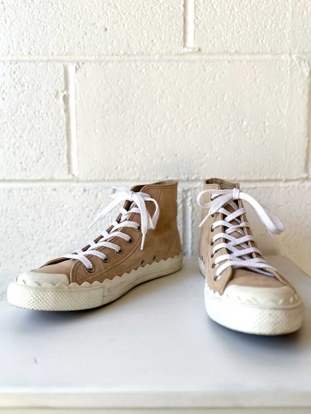 Chloe suede high top sneakers - image 2