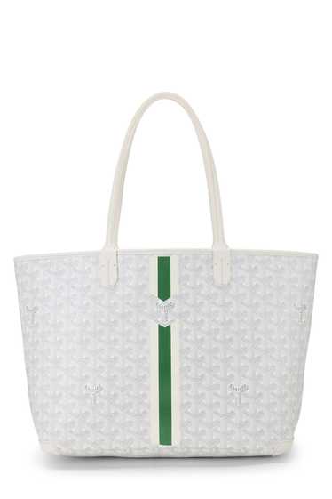 White Goyardine Canvas Artois PM