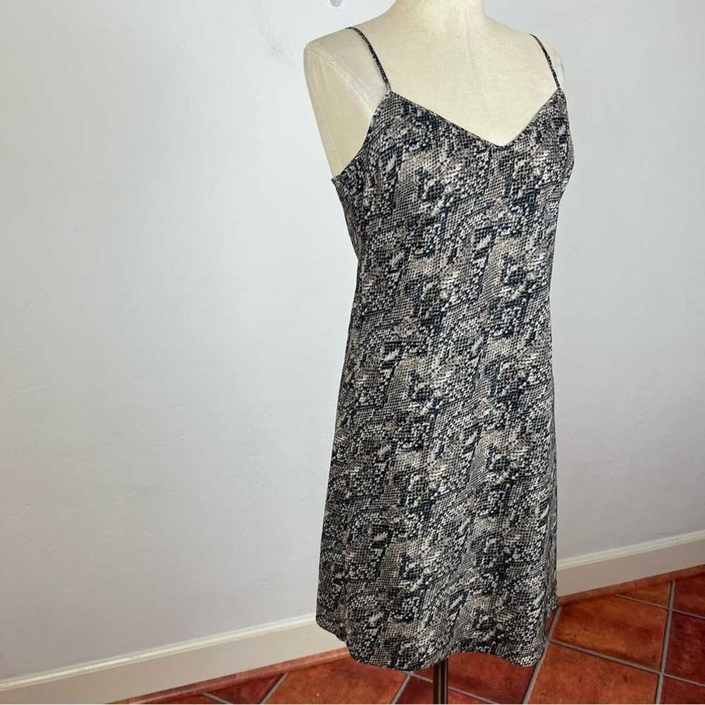 Veronica Beard Snake Print Slip Dress Large - image 2