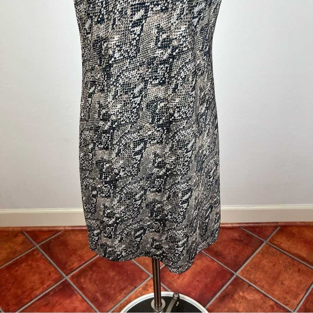 Veronica Beard Snake Print Slip Dress Large - image 4