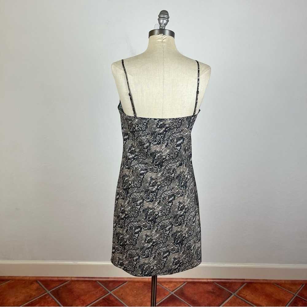 Veronica Beard Snake Print Slip Dress Large - image 5