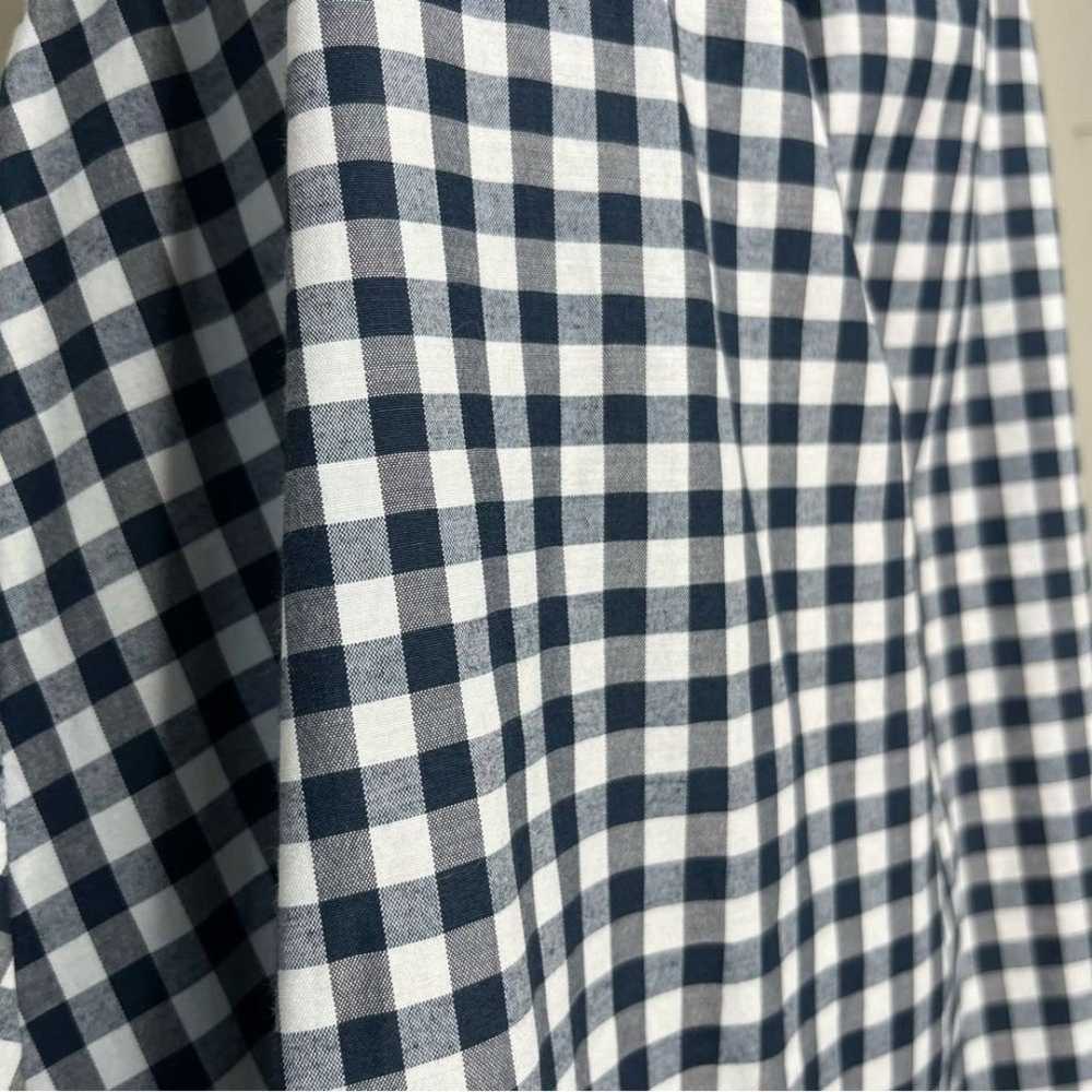 Sundress Women Dress M/L Black White Gingham Plai… - image 7