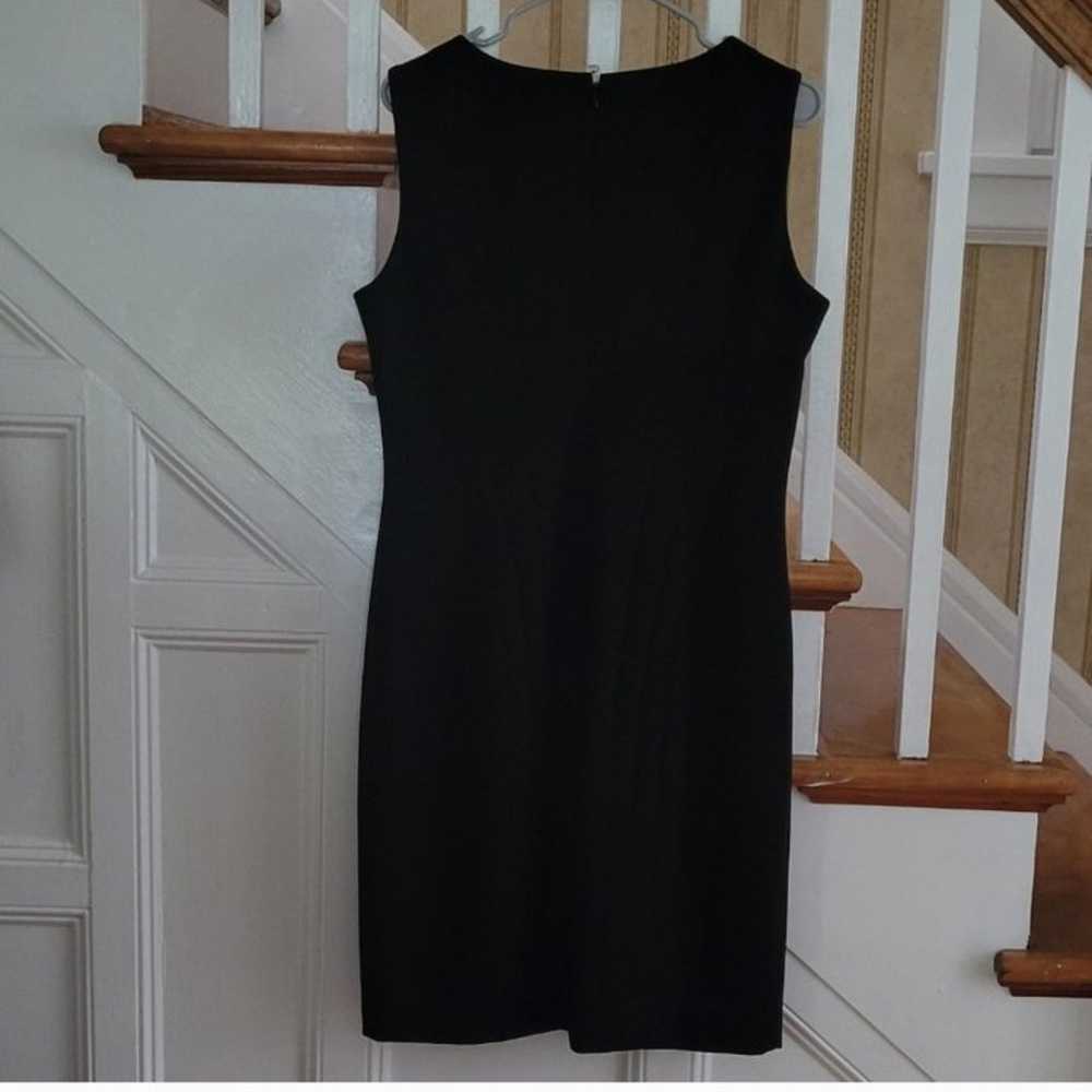 CALVIN KLEIN Black Midi Dress Size 12 - image 2