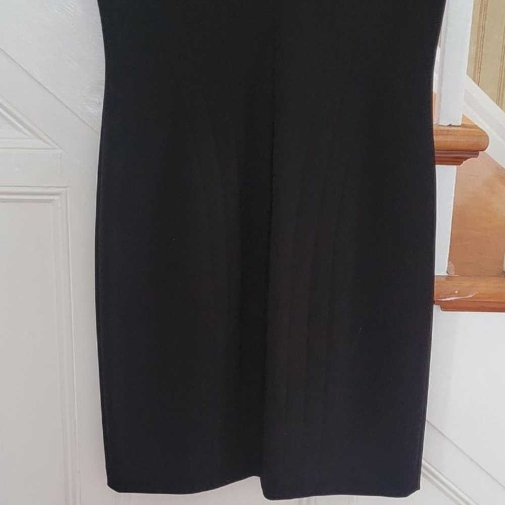 CALVIN KLEIN Black Midi Dress Size 12 - image 5