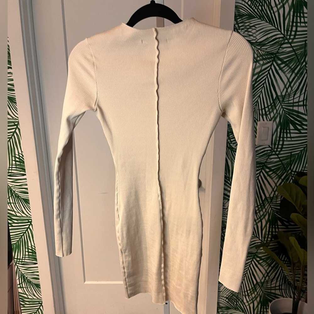 NEW Naked Wardrobe Snatched Vibes Long Sleeve Rib… - image 4