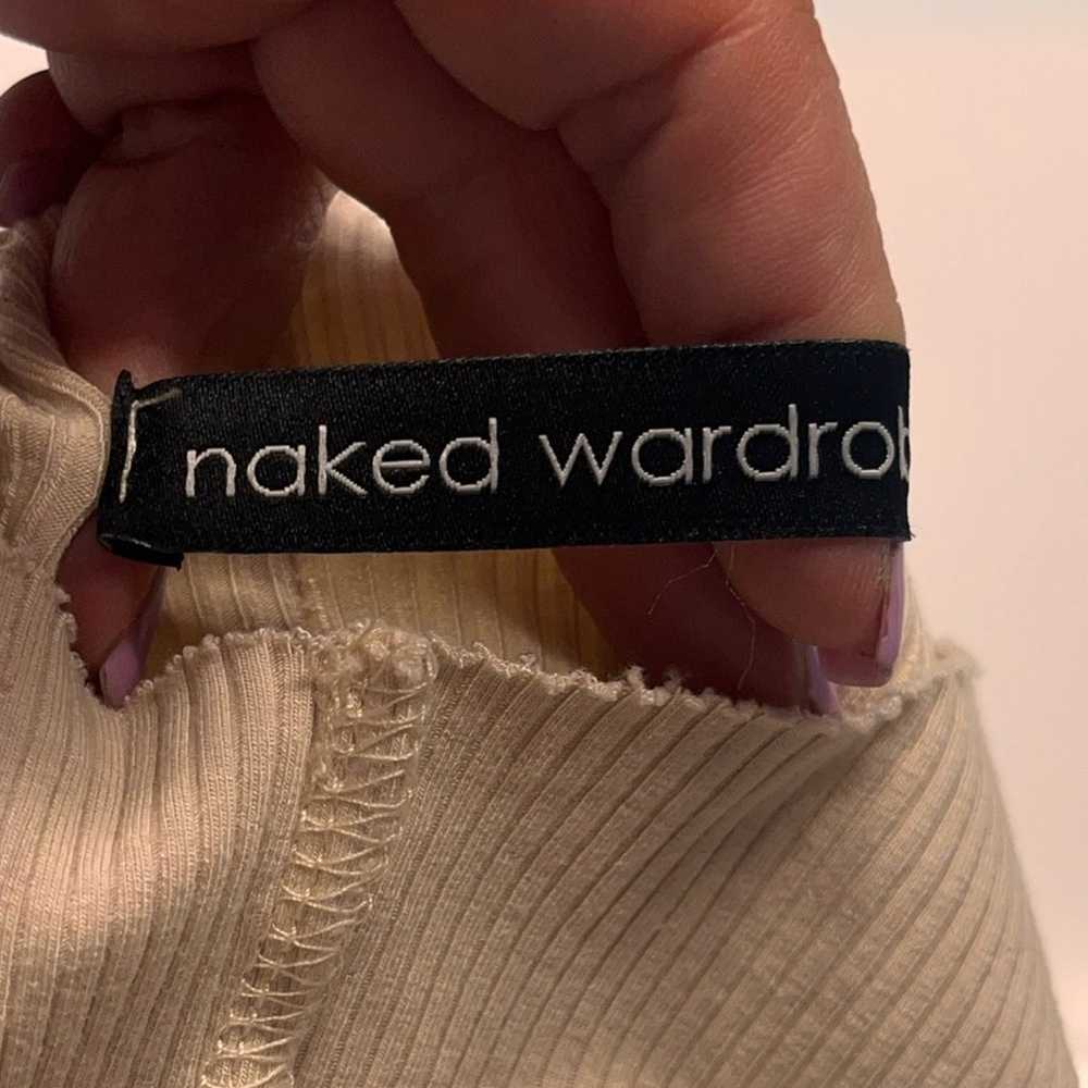 NEW Naked Wardrobe Snatched Vibes Long Sleeve Rib… - image 5