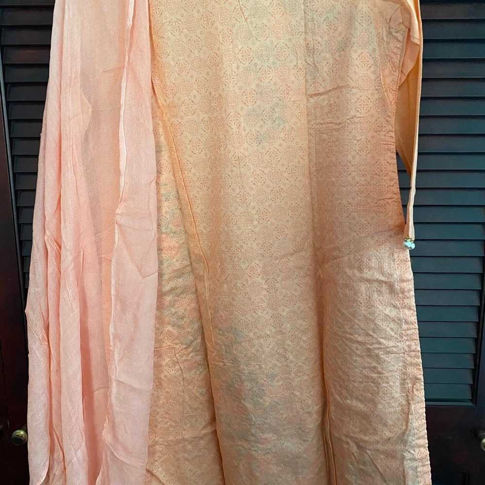 Pakistani dress peach pret casual salwar kameez 3… - image 5