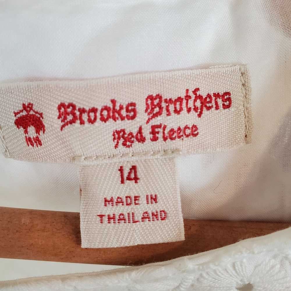 Brooks Brothers Red Fleece White Sleeveless Eyele… - image 6