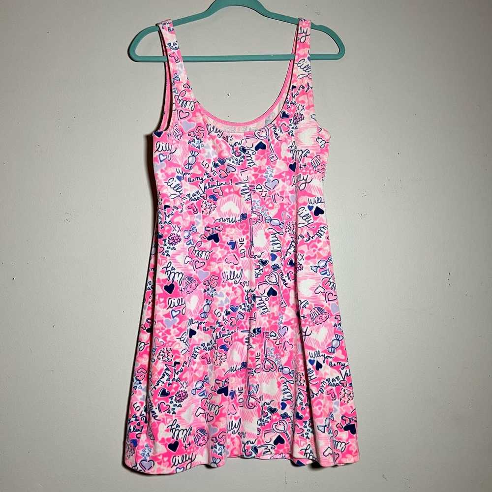 Lilly Pulitzer Dyanna Chemise Velour Tank Dress L… - image 4