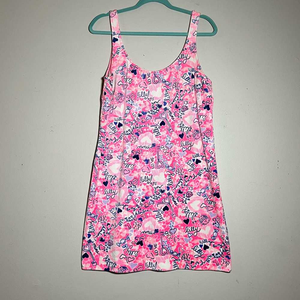 Lilly Pulitzer Dyanna Chemise Velour Tank Dress L… - image 5