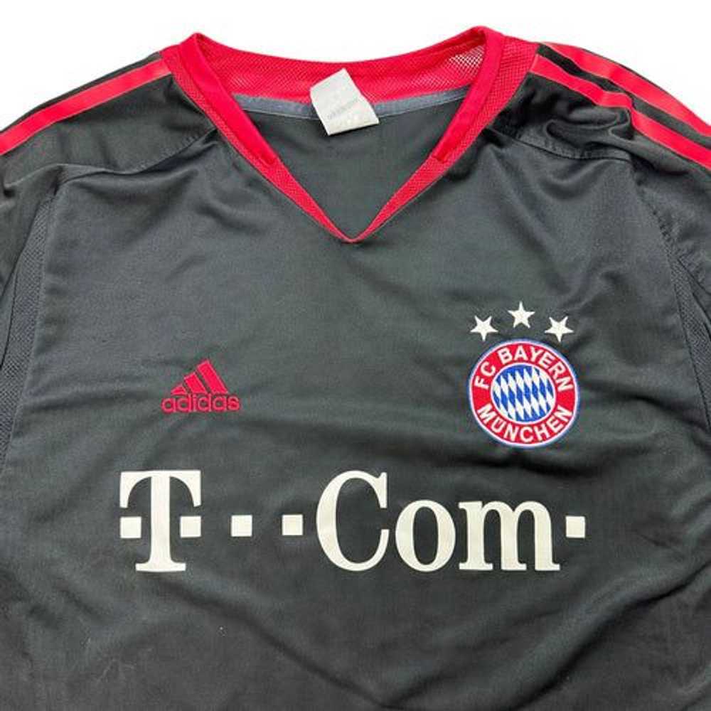 Adidas Vintage FC Bayern Munich Soccer Jersey Bla… - image 3