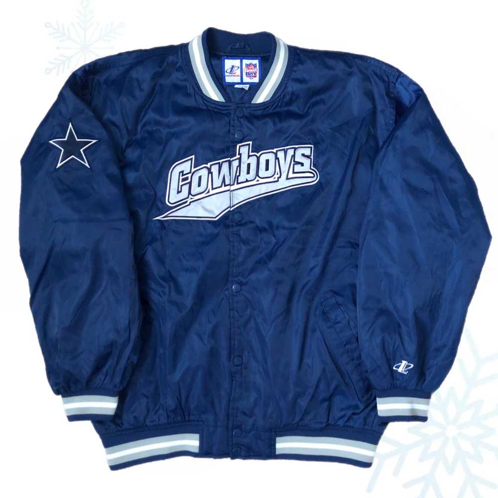 Vintage NFL Dallas Cowboys Logo Athletic Jacket (… - image 1