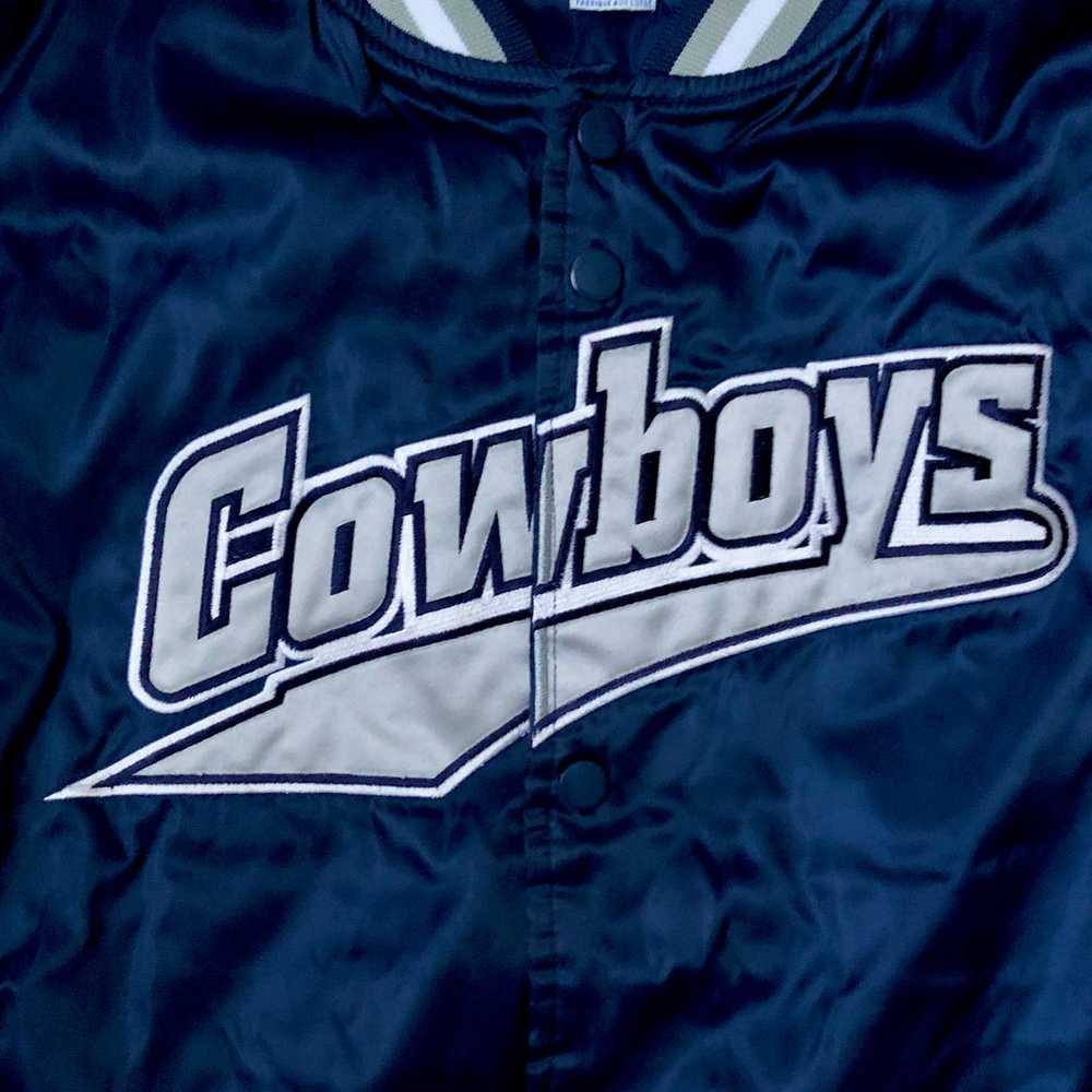 Vintage NFL Dallas Cowboys Logo Athletic Jacket (… - image 4