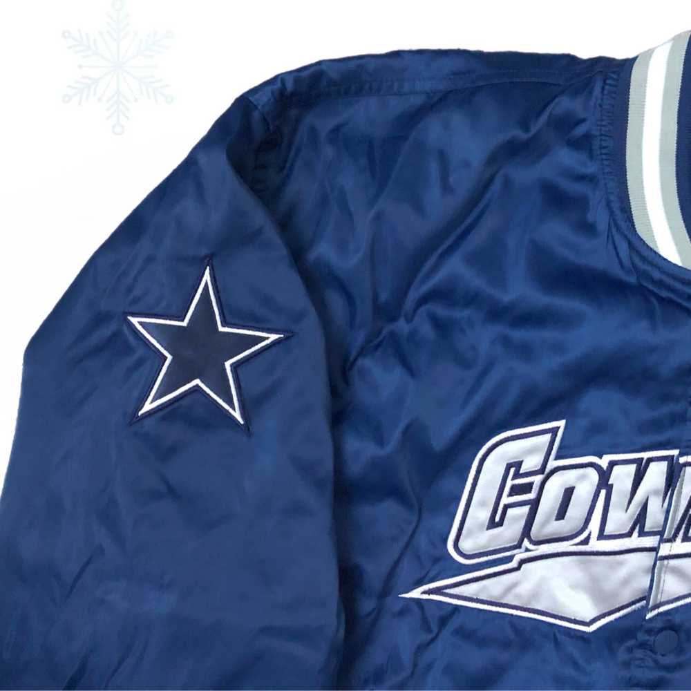 Vintage NFL Dallas Cowboys Logo Athletic Jacket (… - image 5