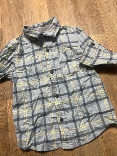 Designer Cat & jack boys dress shirt plaid 5t