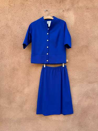 1950's Blue Lady Trucker 2 Piece Set - image 1