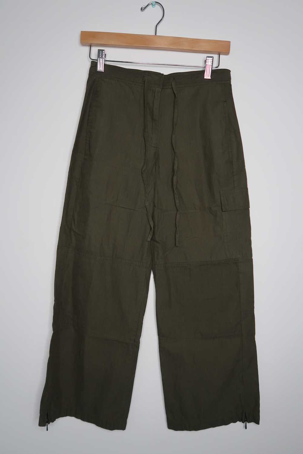 2000s Vintage Express Army Green Cargo Pants - image 5