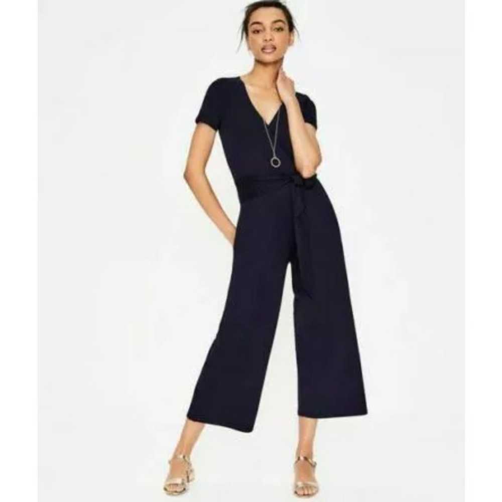 Boden Ellen Jersey Knit Jumpsuit in Navy - image 1