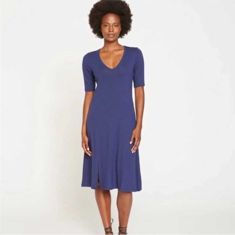 Universal Standard Poise Midi T Shirt Dress - image 2