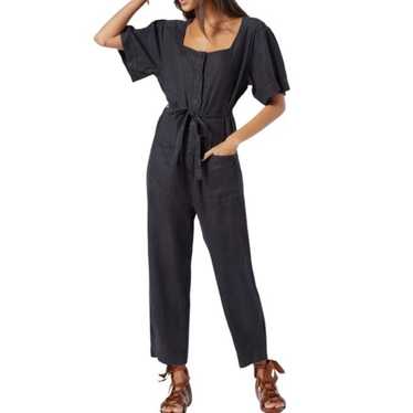 Joie 100% Linen Viney Jumpsuit size xl