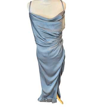 BA Nites • Vintage Pleated Mermaid deals Taffeta Gown