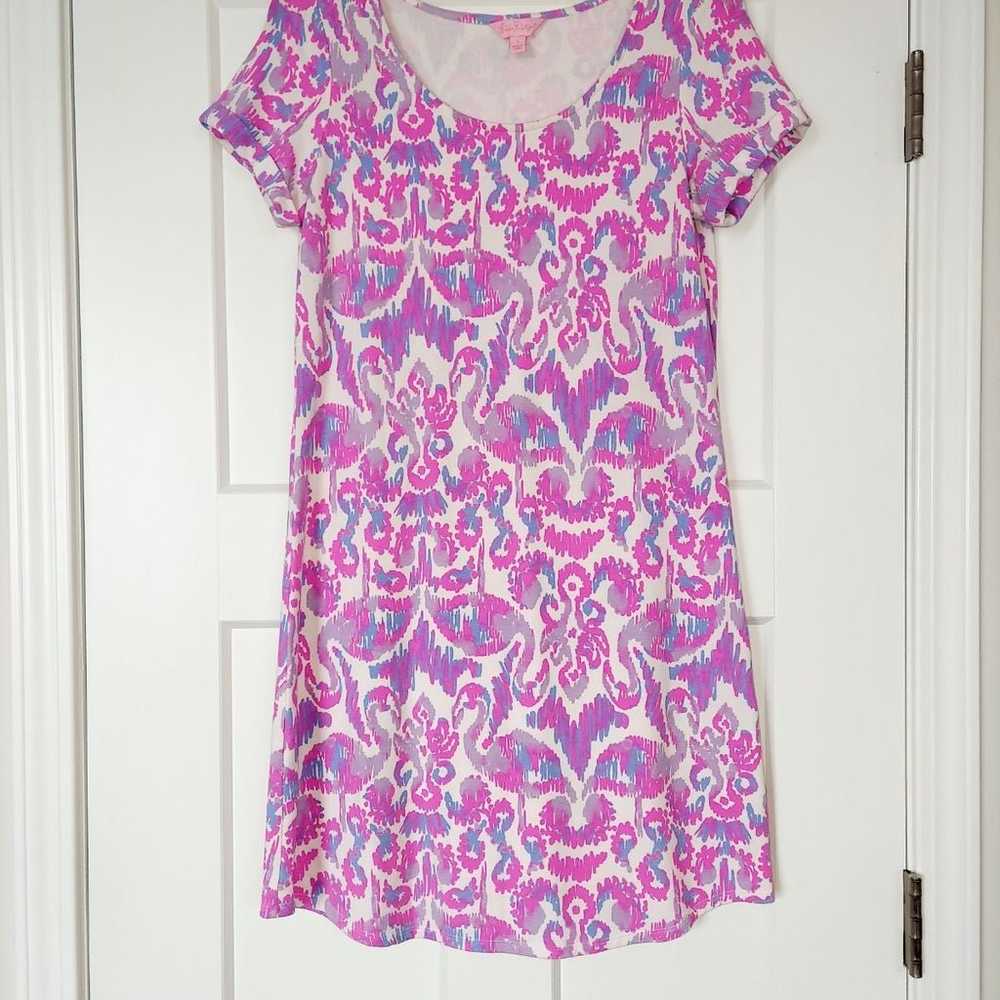 Lilly Pulitzer Tammy Dress small Sunbathers Flami… - image 2